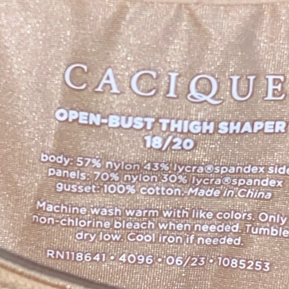 CACIQUE WO Plus size‎ 18/20 BEIGE SHAPEWEAR GOOD CLEAN CONDITION - Picture 3 of 9